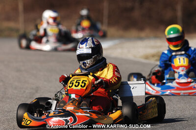 07/03/2010 : 1ère manche du Championnat du Sud 2010 à Lavelanet (photos Antoine Camblor) 2010 — karting
