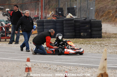 07/03/2010 : 1ère manche du Championnat du Sud 2010 à Lavelanet (photos Antoine Camblor) 2010 — karting