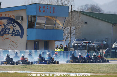 07/03/2010 : 1ère manche du Championnat du Sud 2010 à Lavelanet (photos Antoine Camblor) 2010 — karting