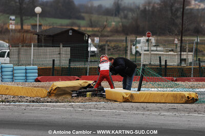 07/03/2010 : 1ère manche du Championnat du Sud 2010 à Lavelanet (photos Antoine Camblor) 2010 — karting