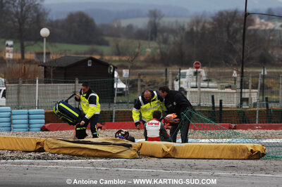 07/03/2010 : 1ère manche du Championnat du Sud 2010 à Lavelanet (photos Antoine Camblor) 2010 — karting