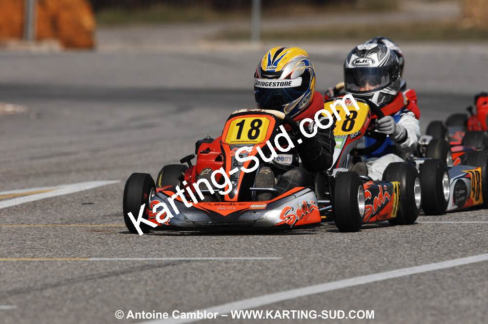 07/03/2010 : 1ère manche du Championnat du Sud 2010 à Lavelanet (photos Antoine Camblor) 2010 — karting