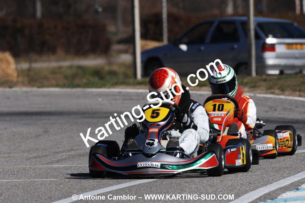 07/03/2010 : 1ère manche du Championnat du Sud 2010 à Lavelanet (photos Antoine Camblor) 2010 — karting