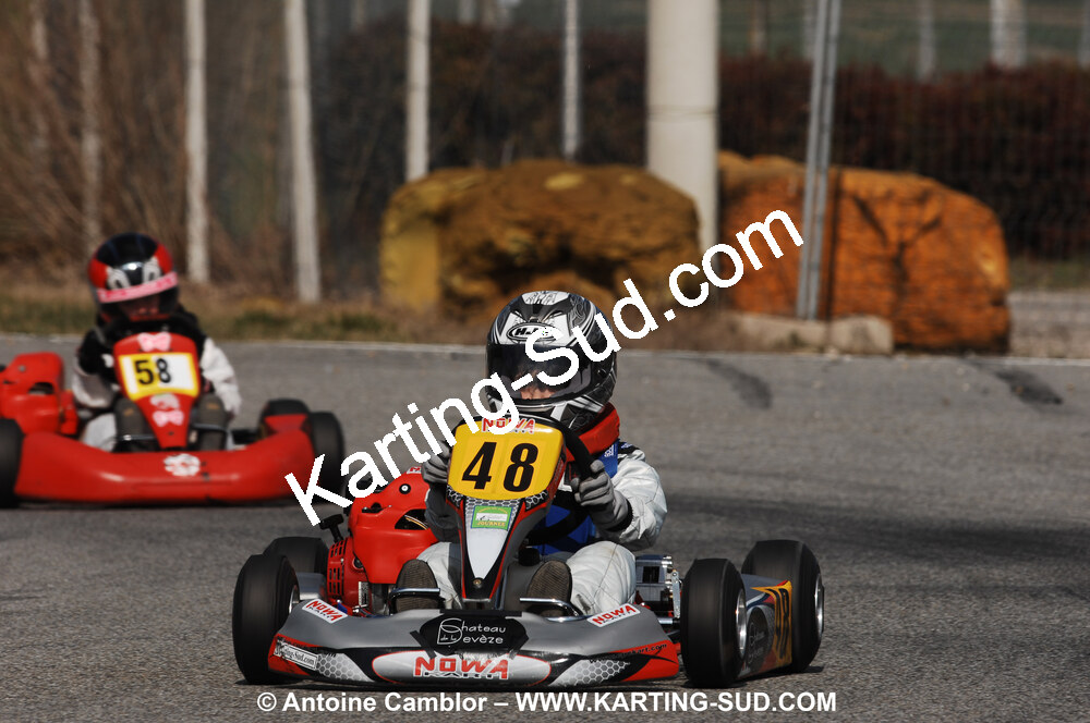 07/03/2010 : 1ère manche du Championnat du Sud 2010 à Lavelanet (photos Antoine Camblor) 2010 — karting