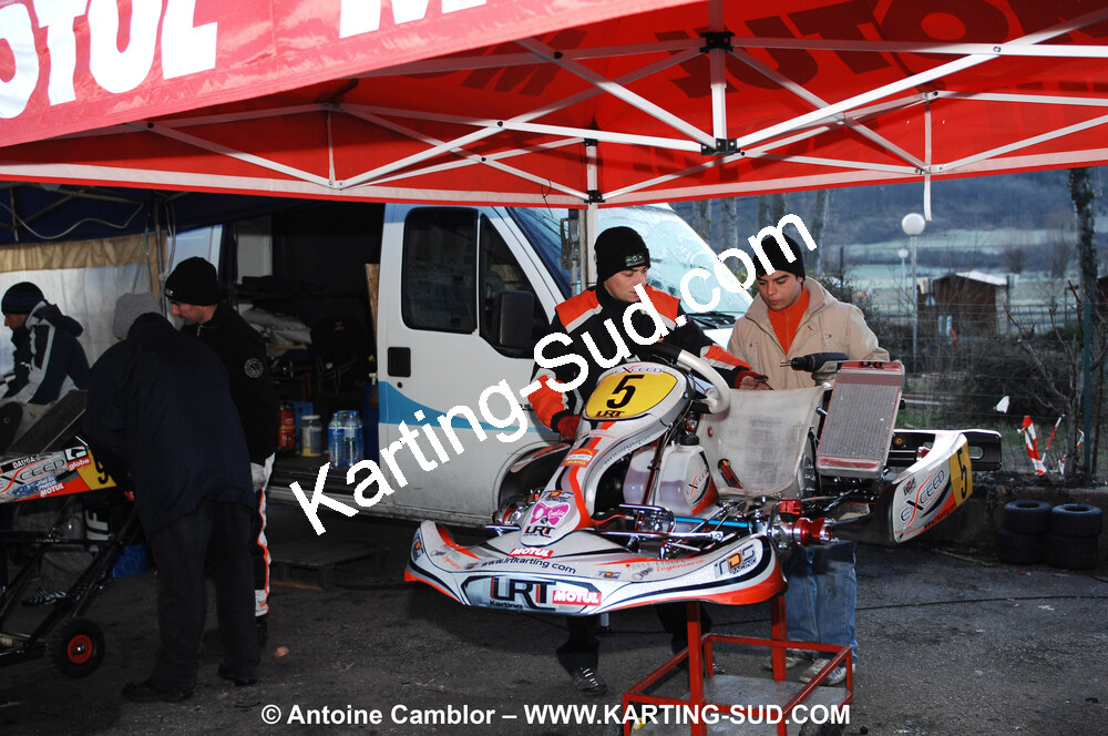 07/03/2010 : 1ère manche du Championnat du Sud 2010 à Lavelanet (photos Antoine Camblor) 2010 — karting