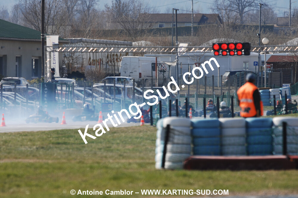 07/03/2010 : 1ère manche du Championnat du Sud 2010 à Lavelanet (photos Antoine Camblor) 2010 — karting