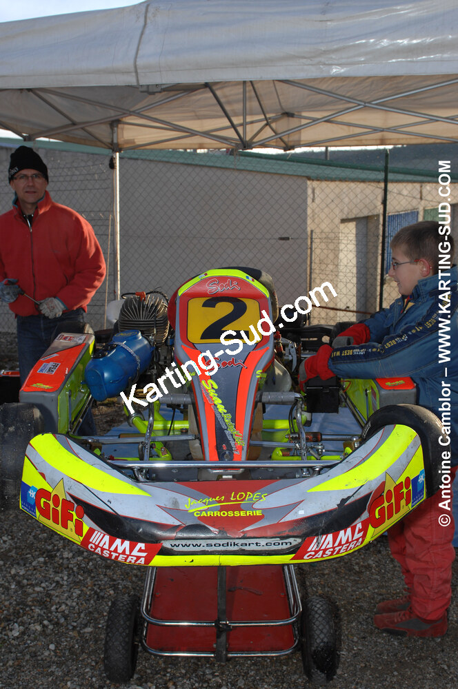 07/03/2010 : 1ère manche du Championnat du Sud 2010 à Lavelanet (photos Antoine Camblor) 2010 — karting