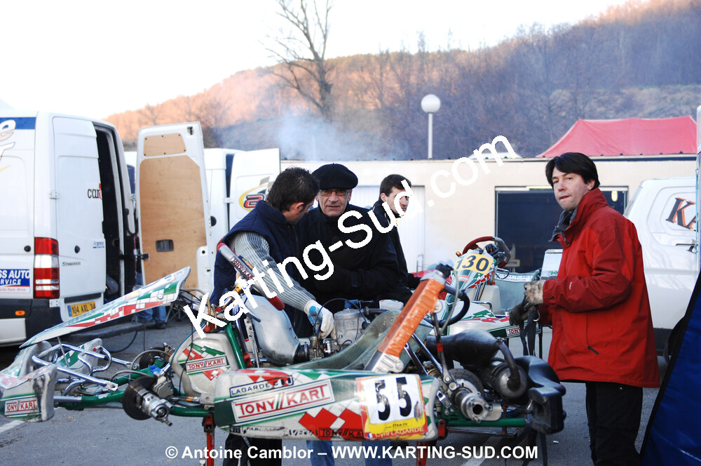 07/03/2010 : 1ère manche du Championnat du Sud 2010 à Lavelanet (photos Antoine Camblor) 2010 — karting
