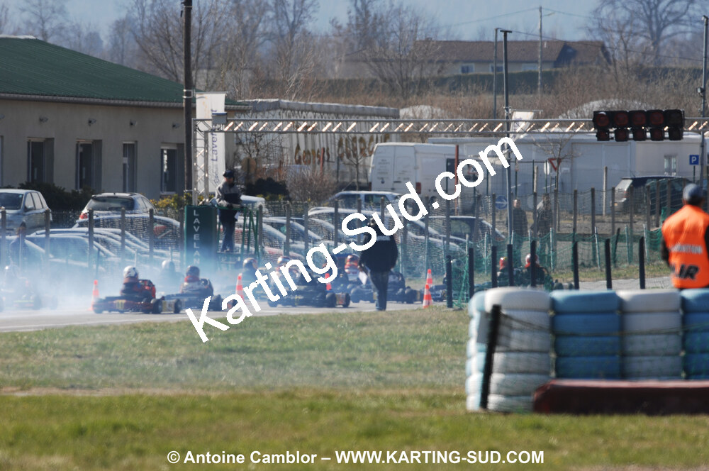 07/03/2010 : 1ère manche du Championnat du Sud 2010 à Lavelanet (photos Antoine Camblor) 2010 — karting