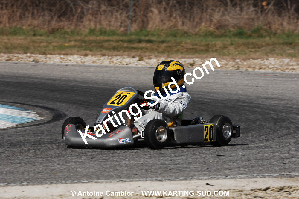 07/03/2010 : 1ère manche du Championnat du Sud 2010 à Lavelanet (photos Antoine Camblor) 2010 — karting