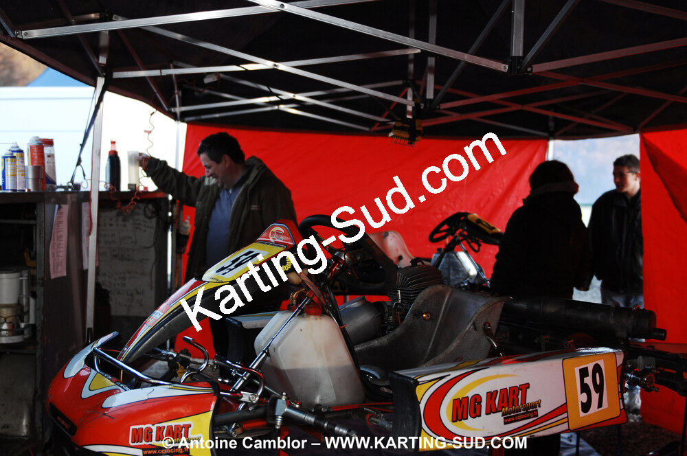 07/03/2010 : 1ère manche du Championnat du Sud 2010 à Lavelanet (photos Antoine Camblor) 2010 — karting