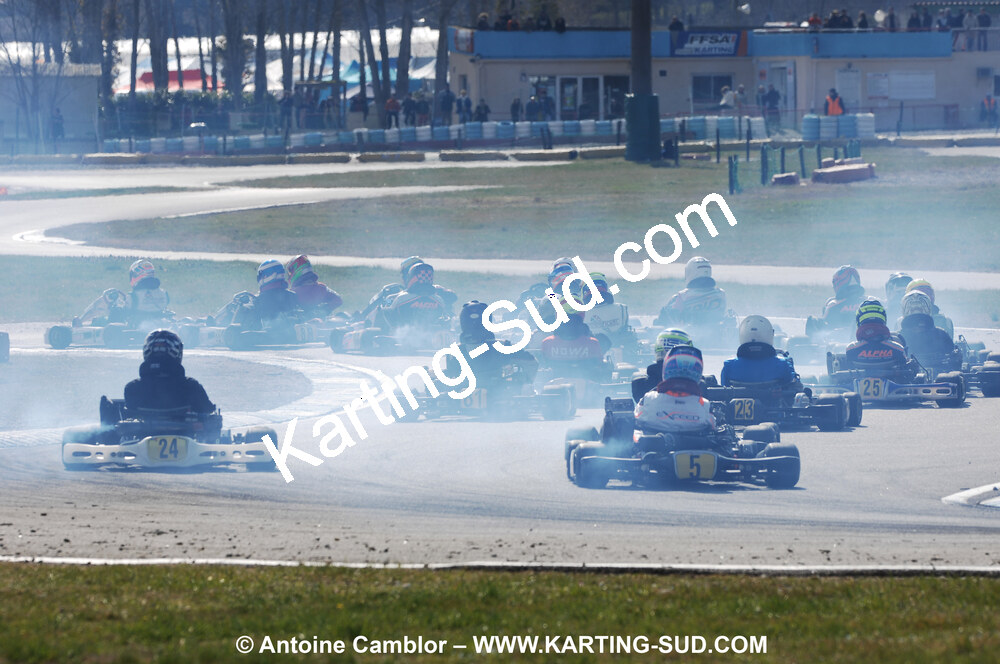 07/03/2010 : 1ère manche du Championnat du Sud 2010 à Lavelanet (photos Antoine Camblor) 2010 — karting