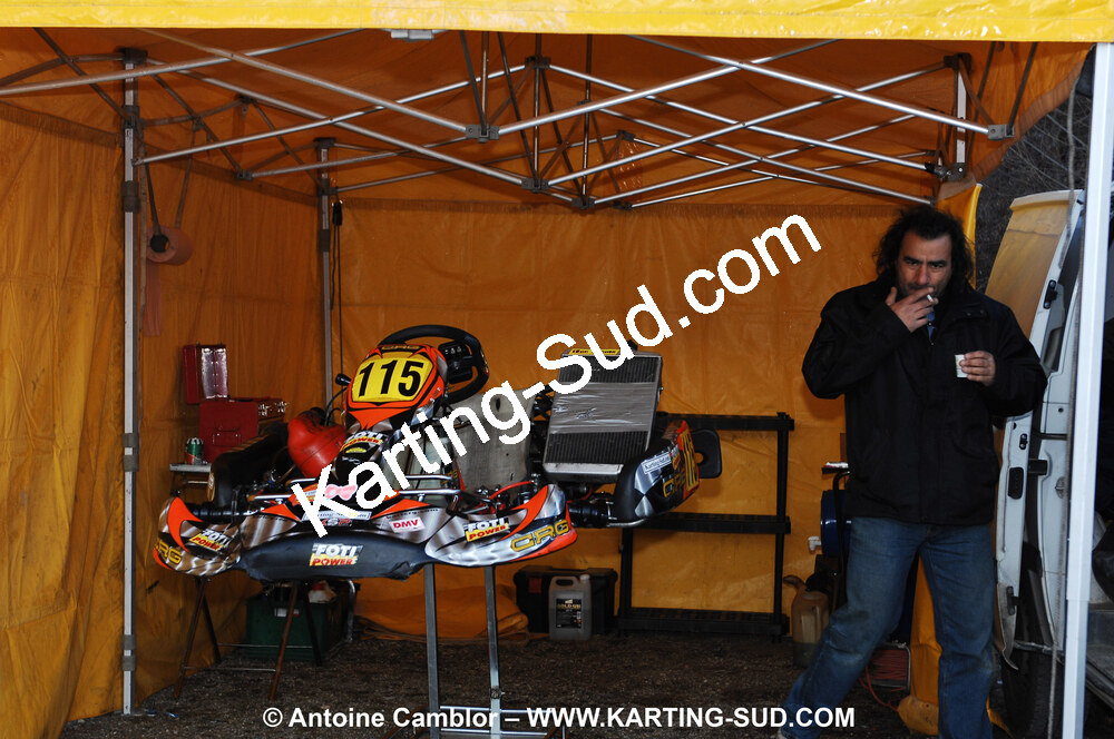 07/03/2010 : 1ère manche du Championnat du Sud 2010 à Lavelanet (photos Antoine Camblor) 2010 — karting