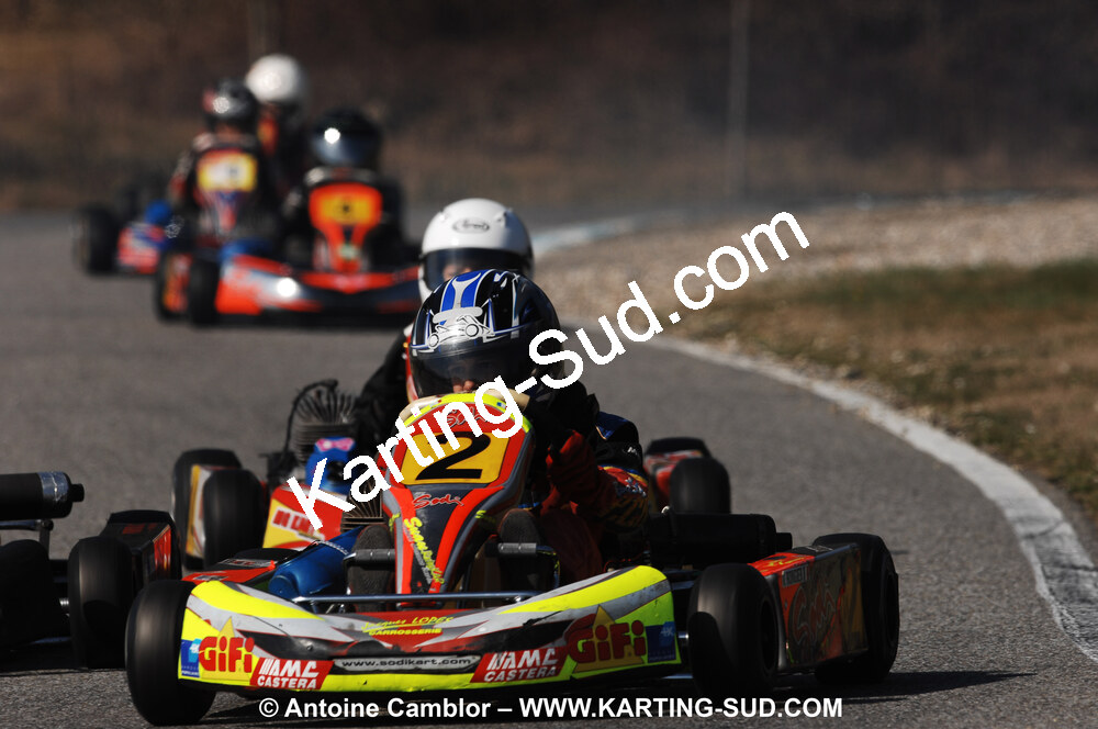 07/03/2010 : 1ère manche du Championnat du Sud 2010 à Lavelanet (photos Antoine Camblor) 2010 — karting