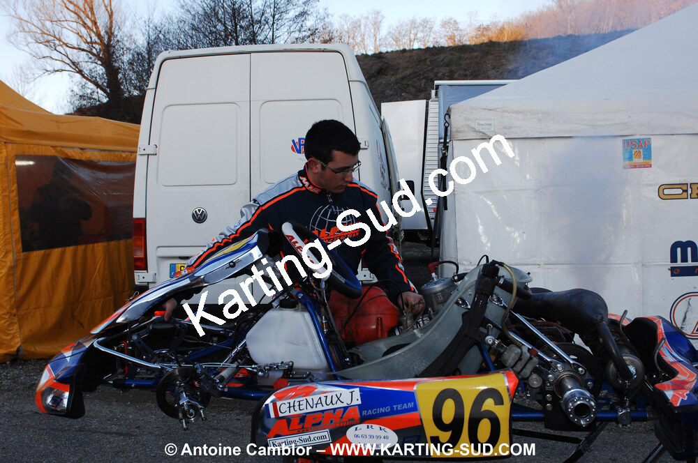 07/03/2010 : 1ère manche du Championnat du Sud 2010 à Lavelanet (photos Antoine Camblor) 2010 — karting