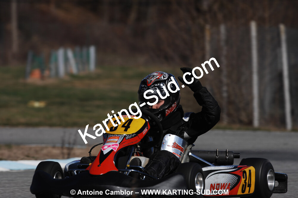 07/03/2010 : 1ère manche du Championnat du Sud 2010 à Lavelanet (photos Antoine Camblor) 2010 — karting