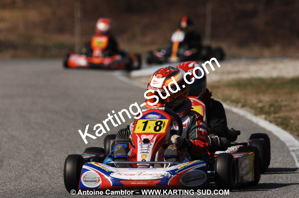 07/03/2010 : 1ère manche du Championnat du Sud 2010 à Lavelanet (photos Antoine Camblor) 2010 — karting