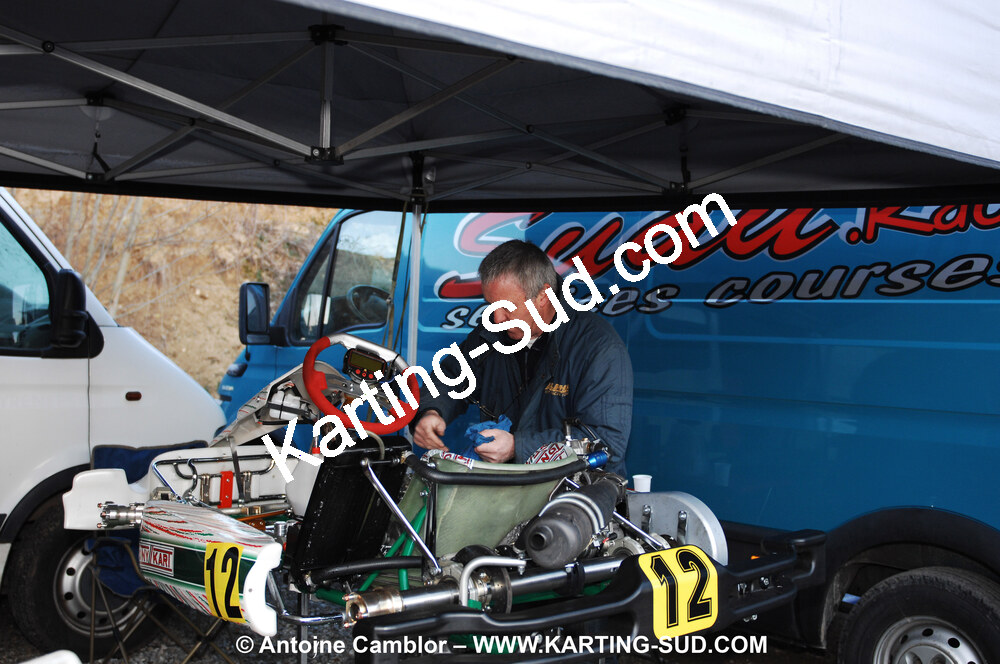 07/03/2010 : 1ère manche du Championnat du Sud 2010 à Lavelanet (photos Antoine Camblor) 2010 — karting