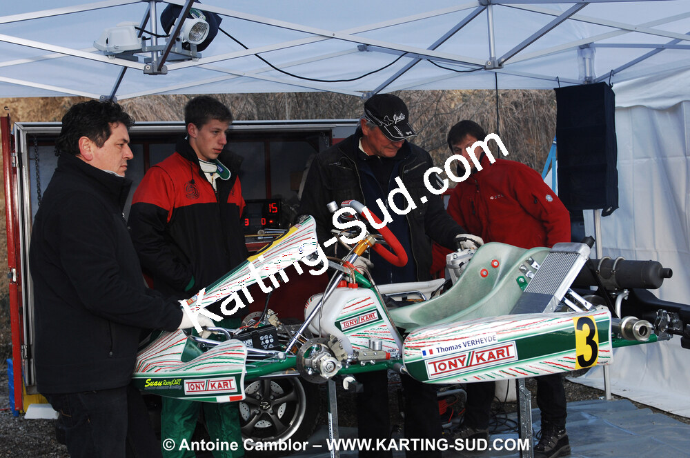 07/03/2010 : 1ère manche du Championnat du Sud 2010 à Lavelanet (photos Antoine Camblor) 2010 — karting