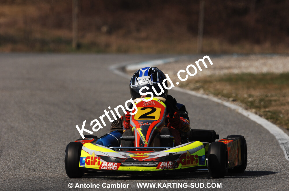 07/03/2010 : 1ère manche du Championnat du Sud 2010 à Lavelanet (photos Antoine Camblor) 2010 — karting