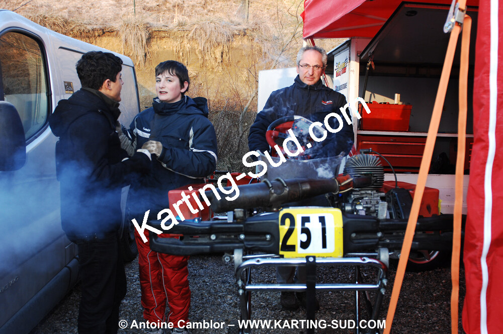 07/03/2010 : 1ère manche du Championnat du Sud 2010 à Lavelanet (photos Antoine Camblor) 2010 — karting