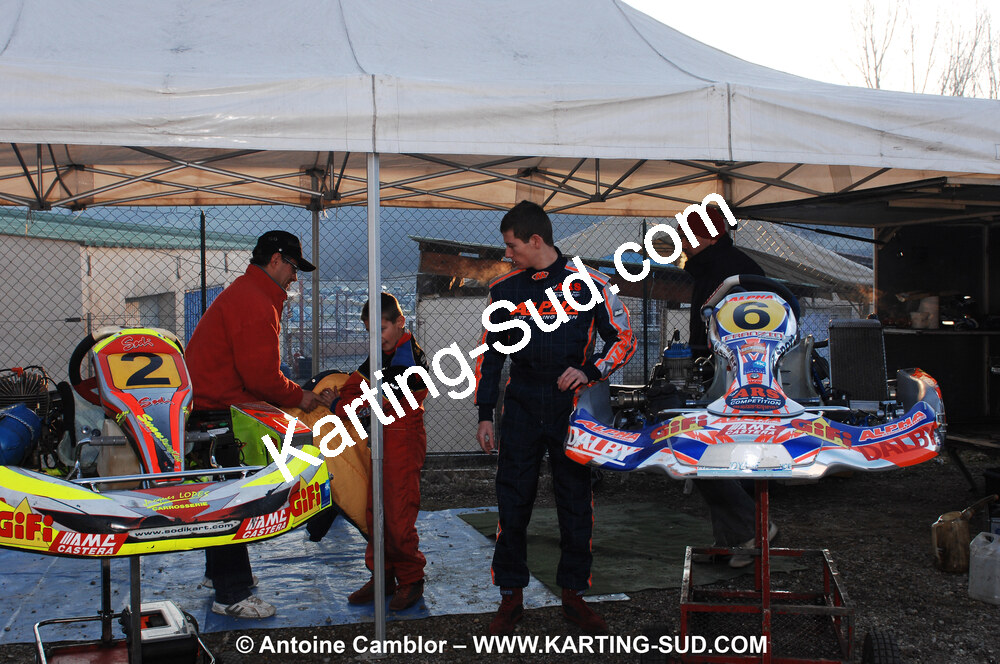 07/03/2010 : 1ère manche du Championnat du Sud 2010 à Lavelanet (photos Antoine Camblor) 2010 — karting