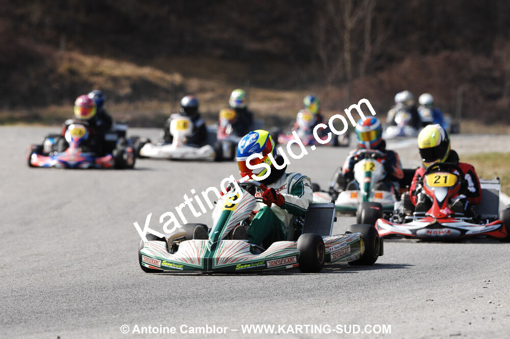 07/03/2010 : 1ère manche du Championnat du Sud 2010 à Lavelanet (photos Antoine Camblor) 2010 — karting