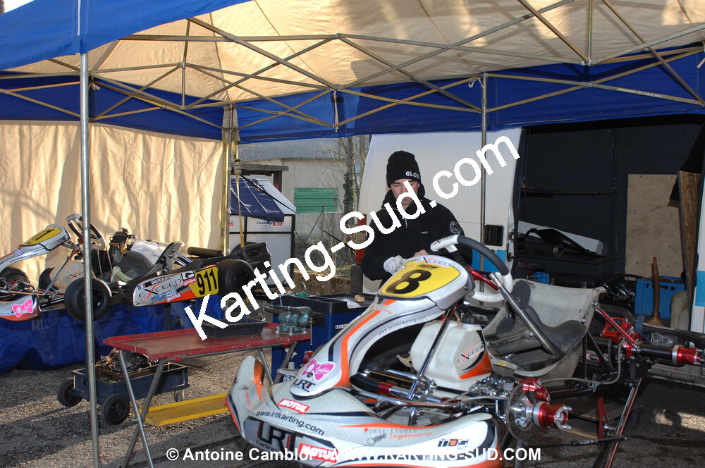 07/03/2010 : 1ère manche du Championnat du Sud 2010 à Lavelanet (photos Antoine Camblor) 2010 — karting
