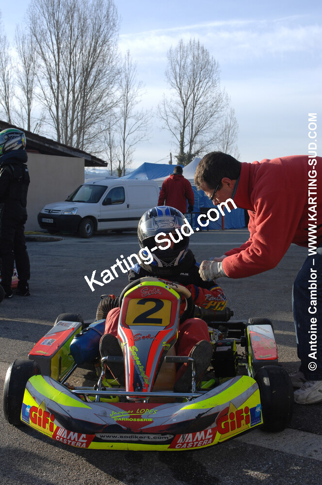 07/03/2010 : 1ère manche du Championnat du Sud 2010 à Lavelanet (photos Antoine Camblor) 2010 — karting