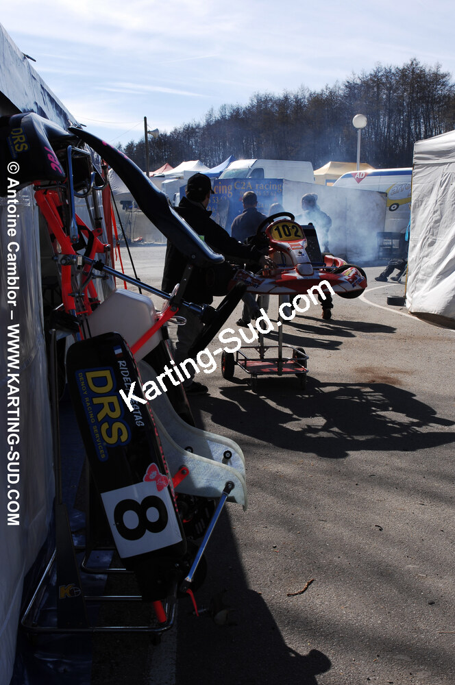 07/03/2010 : 1ère manche du Championnat du Sud 2010 à Lavelanet (photos Antoine Camblor) 2010 — karting