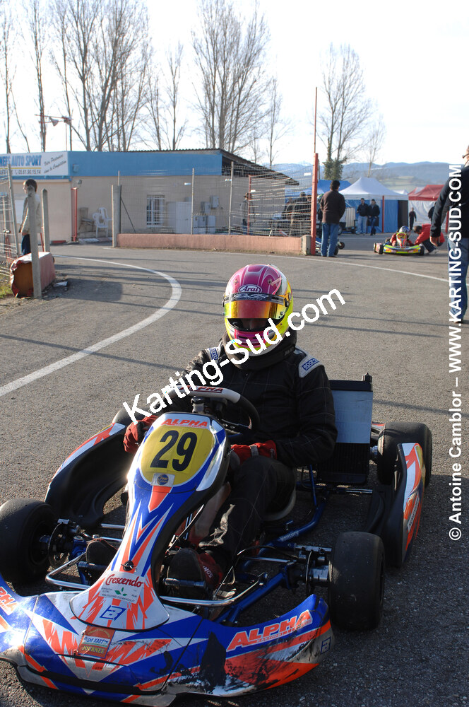 07/03/2010 : 1ère manche du Championnat du Sud 2010 à Lavelanet (photos Antoine Camblor) 2010 — karting