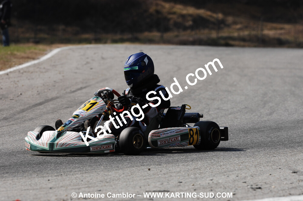 07/03/2010 : 1ère manche du Championnat du Sud 2010 à Lavelanet (photos Antoine Camblor) 2010 — karting