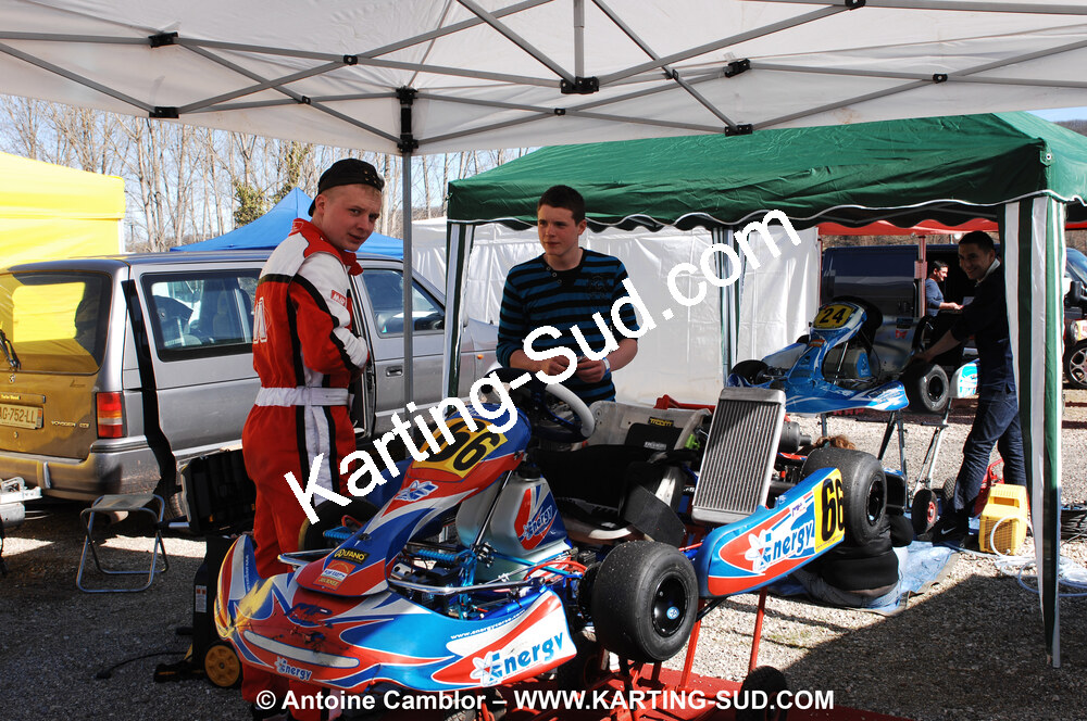 07/03/2010 : 1ère manche du Championnat du Sud 2010 à Lavelanet (photos Antoine Camblor) 2010 — karting
