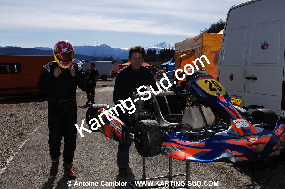 07/03/2010 : 1ère manche du Championnat du Sud 2010 à Lavelanet (photos Antoine Camblor) 2010 — karting