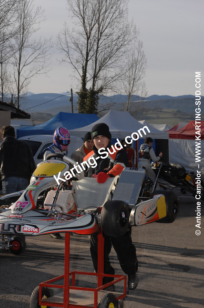 07/03/2010 : 1ère manche du Championnat du Sud 2010 à Lavelanet (photos Antoine Camblor) 2010 — karting