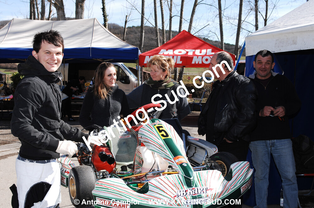 07/03/2010 : 1ère manche du Championnat du Sud 2010 à Lavelanet (photos Antoine Camblor) 2010 — karting