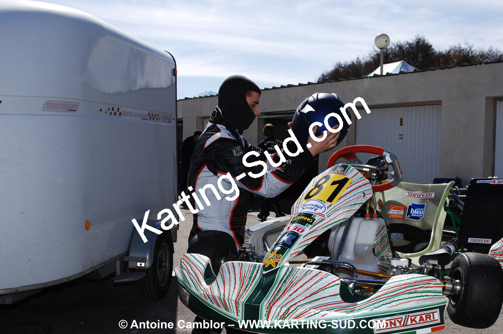 07/03/2010 : 1ère manche du Championnat du Sud 2010 à Lavelanet (photos Antoine Camblor) 2010 — karting