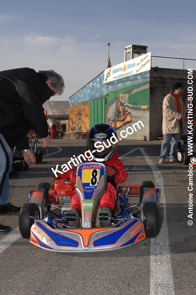 07/03/2010 : 1ère manche du Championnat du Sud 2010 à Lavelanet (photos Antoine Camblor) 2010 — karting