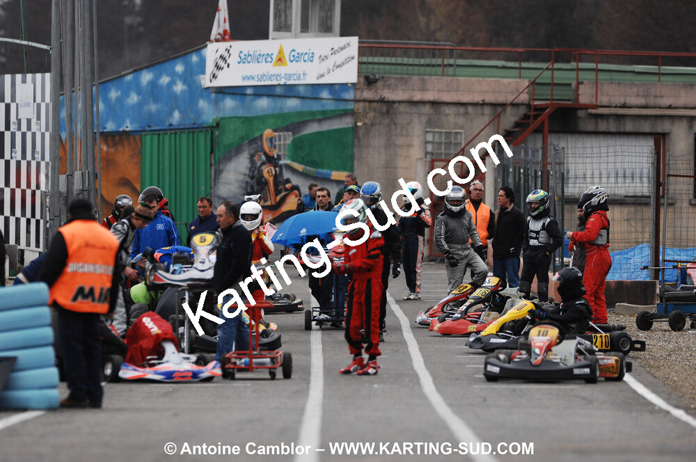 07/03/2010 : 1ère manche du Championnat du Sud 2010 à Lavelanet (photos Antoine Camblor) 2010 — karting