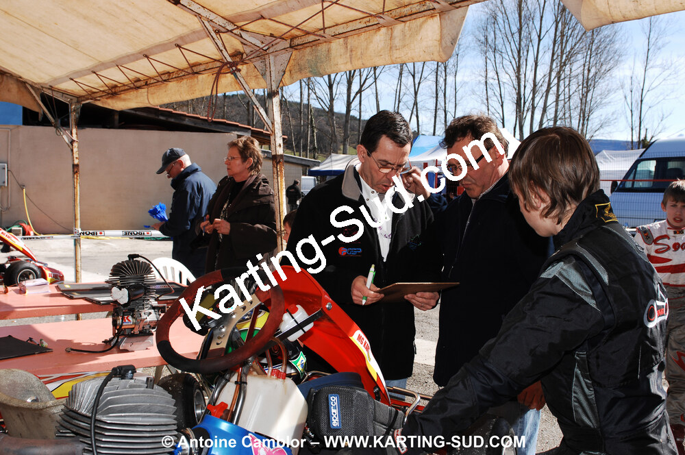 07/03/2010 : 1ère manche du Championnat du Sud 2010 à Lavelanet (photos Antoine Camblor) 2010 — karting