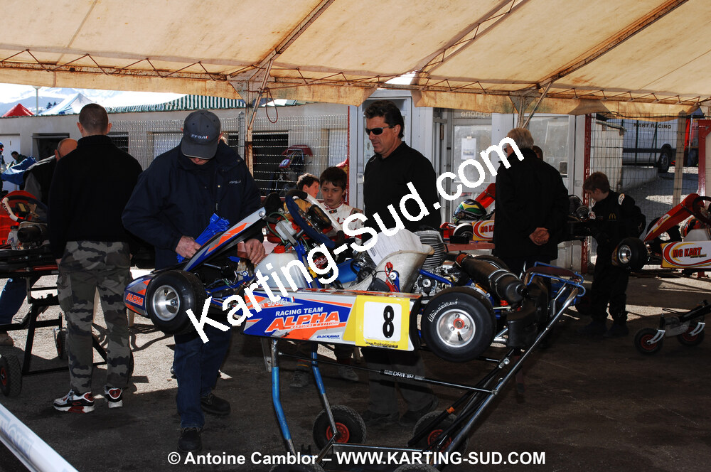 07/03/2010 : 1ère manche du Championnat du Sud 2010 à Lavelanet (photos Antoine Camblor) 2010 — karting