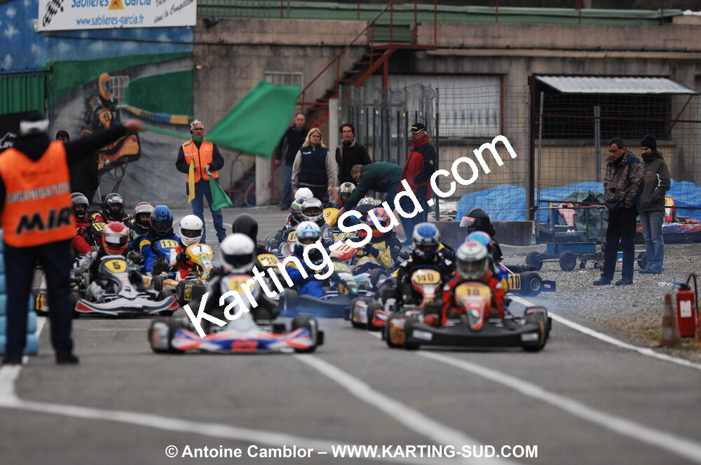07/03/2010 : 1ère manche du Championnat du Sud 2010 à Lavelanet (photos Antoine Camblor) 2010 — karting