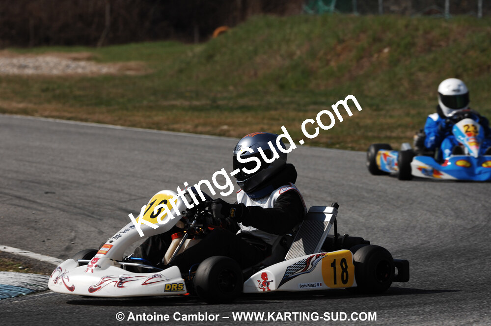 07/03/2010 : 1ère manche du Championnat du Sud 2010 à Lavelanet (photos Antoine Camblor) 2010 — karting