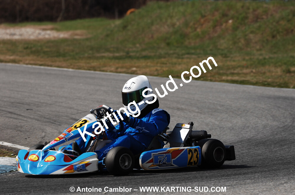 07/03/2010 : 1ère manche du Championnat du Sud 2010 à Lavelanet (photos Antoine Camblor) 2010 — karting