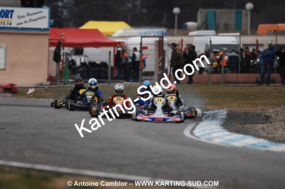 07/03/2010 : 1ère manche du Championnat du Sud 2010 à Lavelanet (photos Antoine Camblor) 2010 — karting