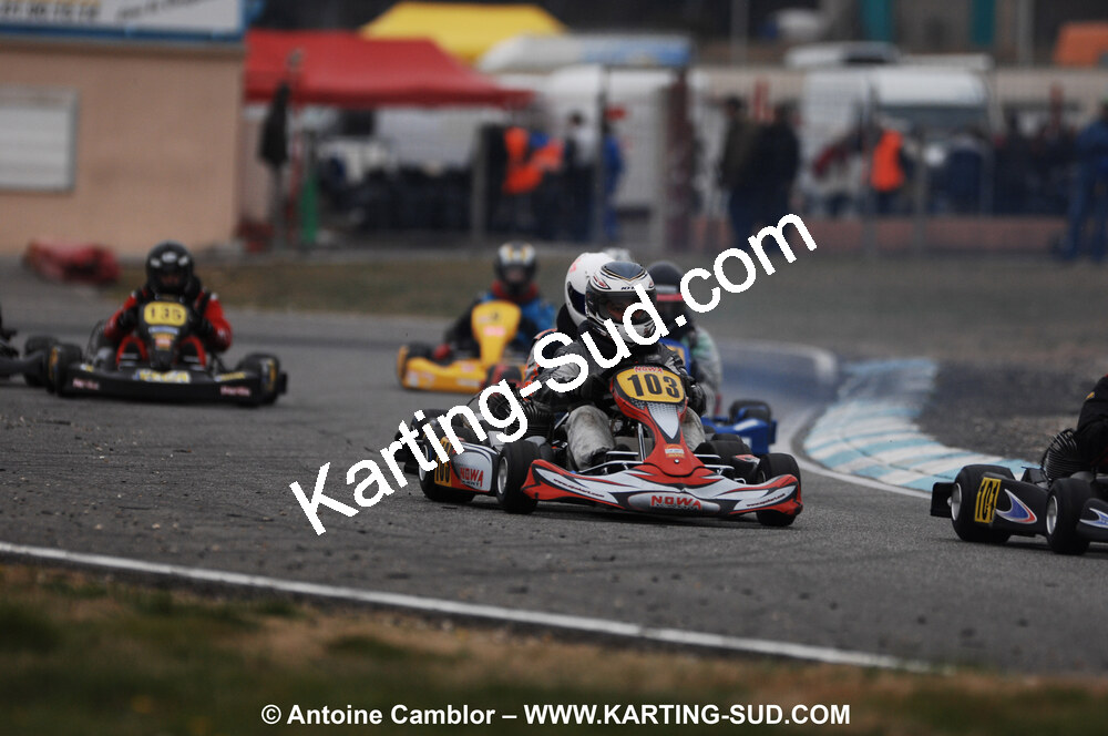 07/03/2010 : 1ère manche du Championnat du Sud 2010 à Lavelanet (photos Antoine Camblor) 2010 — karting