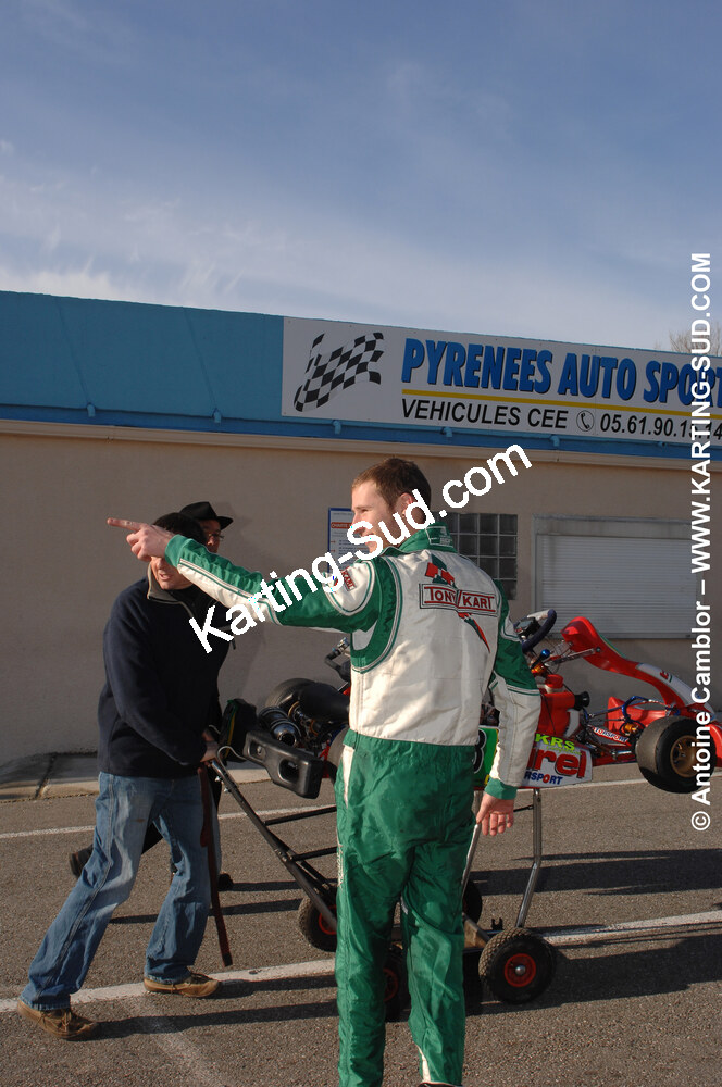 07/03/2010 : 1ère manche du Championnat du Sud 2010 à Lavelanet (photos Antoine Camblor) 2010 — karting