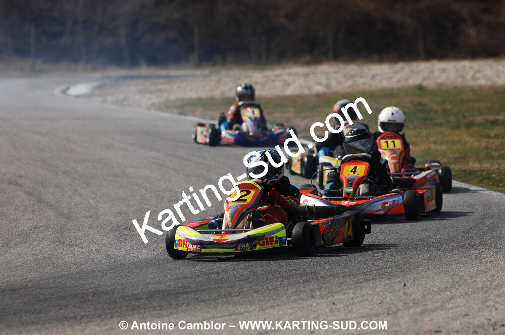 07/03/2010 : 1ère manche du Championnat du Sud 2010 à Lavelanet (photos Antoine Camblor) 2010 — karting