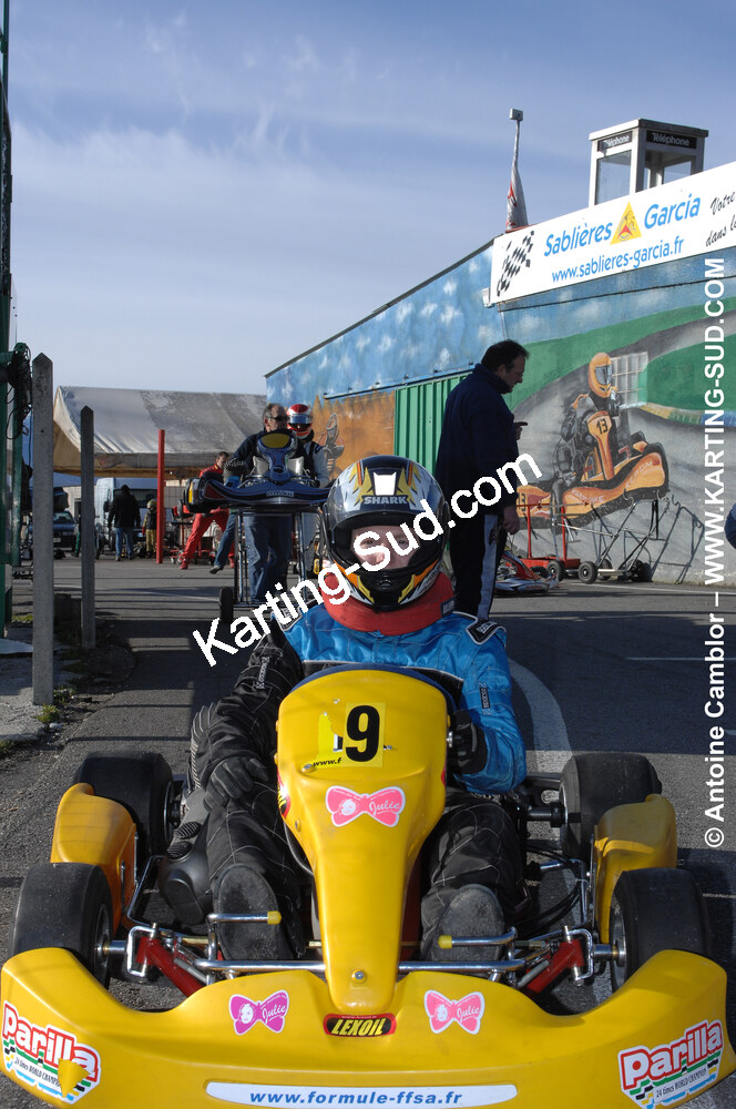 07/03/2010 : 1ère manche du Championnat du Sud 2010 à Lavelanet (photos Antoine Camblor) 2010 — karting