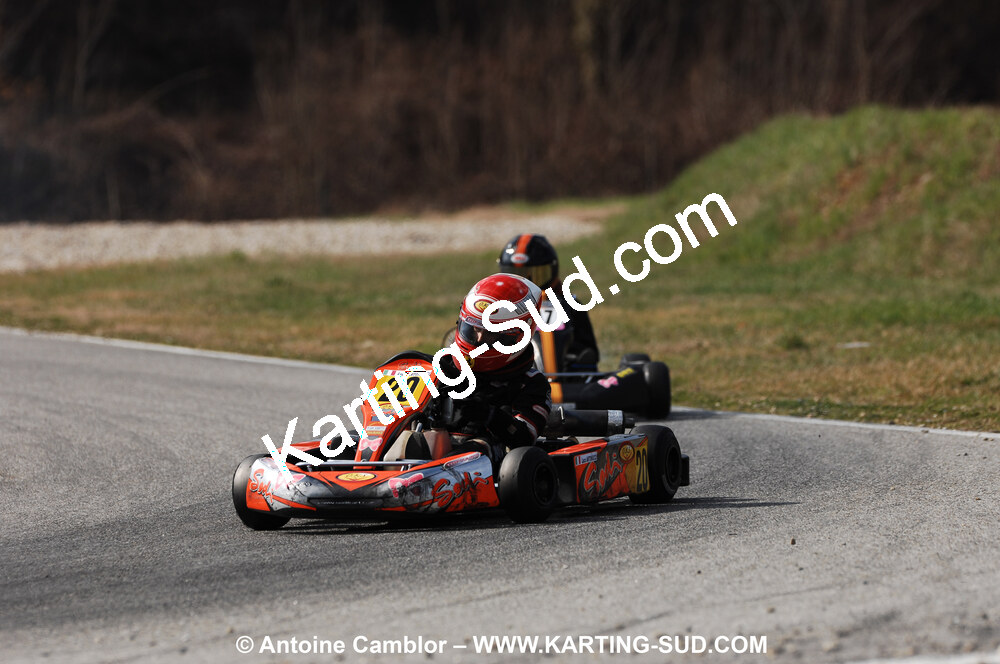 07/03/2010 : 1ère manche du Championnat du Sud 2010 à Lavelanet (photos Antoine Camblor) 2010 — karting